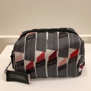 LULU GUINESS Lipstick Print Makeup Bag